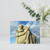 grote merino-schaap briefkaart (Staand voorkant)