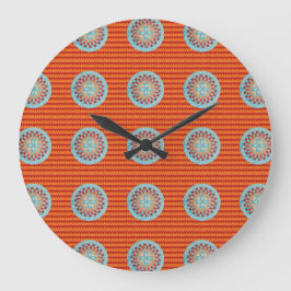 Grote  met Oranje Chevron Klok