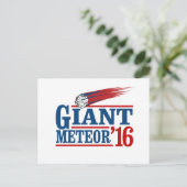 Grote Meteoor 2016 Briefkaart (Staand voorkant)