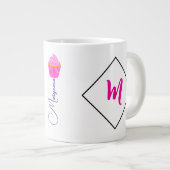 Grote Microwavable Mok voor Chocolate CupCakes (Voorkant rechts)