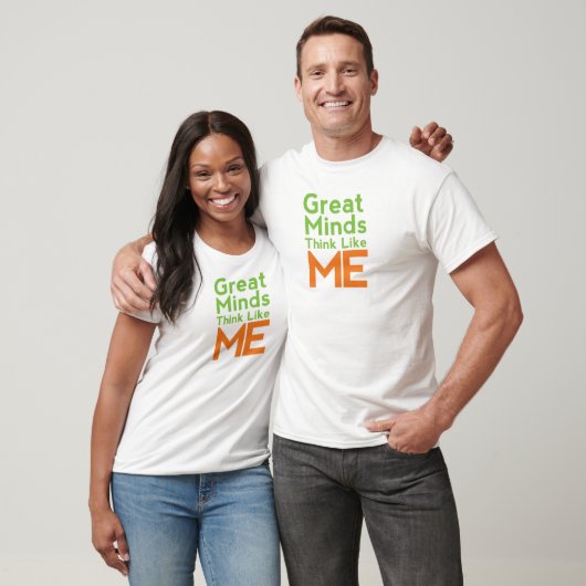 Grote minden denken als ik Mannen Sweater T-shirt (Unisex)