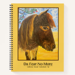 Grote mini-paarden notitieboek