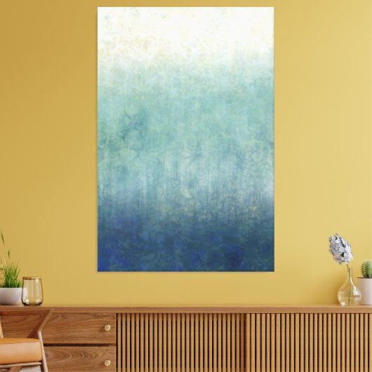 Grote, minimale Abstracte zeebaars Canvas Afdruk (Insitu (Woonkamer))