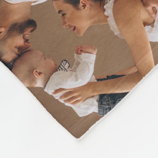 Grote moderne 30-foto collage fleece deken (Hoek)