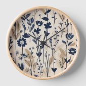 Grote moderne Nave Blue Wildflower (Voorkant)