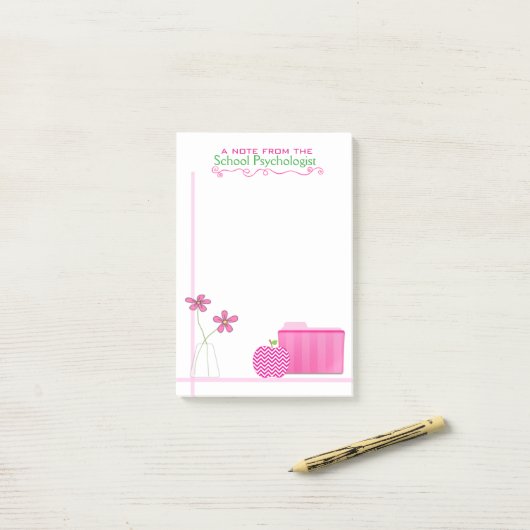 Grote moderne schoolpleisters post-it® notes (Op bureau)