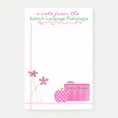 Grote moderne schooluitkeers post-it® notes (Voorkant)