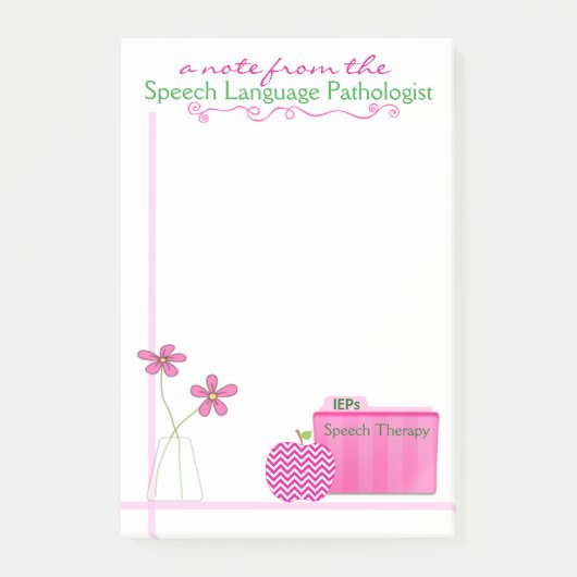 Grote moderne schooluitkeers post-it® notes (Voorkant)