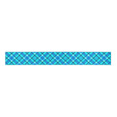 Grote moderne spelden, kobalt blauw, Aqua & Turquo Grosgrain Lint (Voorkant)