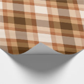 Grote moderne speldenband, bruin, beige, koper en  cadeaupapier (Hoek)