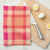 Grote moderne speldenroze, Oranje, koraal en fuchs Theedoek (Quarter Fold)