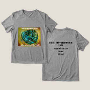 GROTE MOEDER MARCH "Onstuitbaar" T-Shirt Tri-Blend