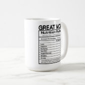 Grote Moeder Voedingsfeiten Koffiemok (Voorkant rechts)