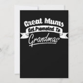 Grote moeders worden gepromoveerd tot oma oma kaart (Voorkant)