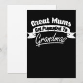 Grote moeders worden gepromoveerd tot oma oma kaart (Voorkant / Achterkant)
