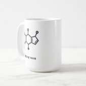 Grote mok - Cafeïne = Geluk (Voorkant links)