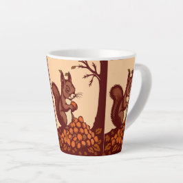 🐿️ Grote Mok Eekhoorn Herfst Mok