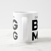 Grote Mok | Enorme Mok | Jumbo Cup | Aangepaste na (Achterkant)