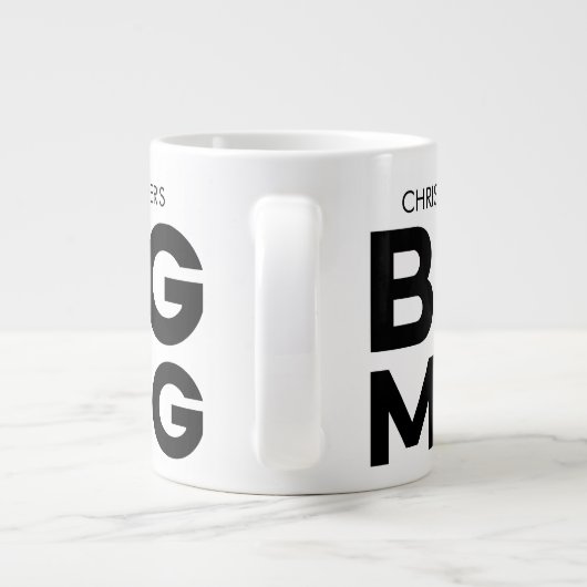 Grote Mok | Enorme Mok | Jumbo Cup | Aangepaste na (Achterkant)