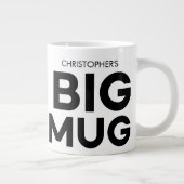 Grote mok | Enorme mok | Jumbo mok | Mok met eigen (Rechts)