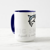 grote mok haaien open water (Voorkant links)