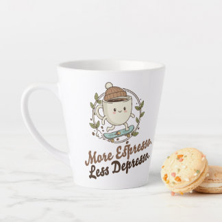 Grote mok - meer espresso, minder depressie.