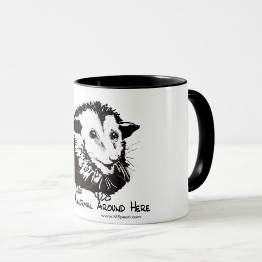 Grote mok met afbeelding en diepgaand gevoel (Voorkant rechts)