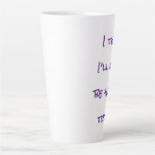 Grote Mok met Fun, Inspirerend boodschap in Paars (Voorkant)