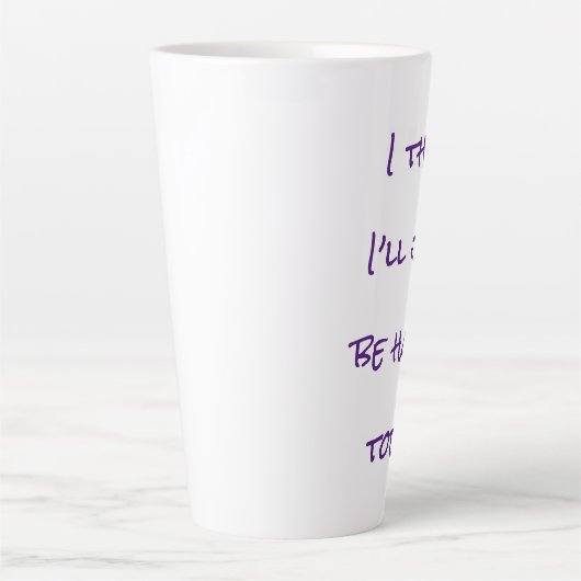 Grote Mok met Fun, Inspirerend boodschap in Paars (Voorkant)