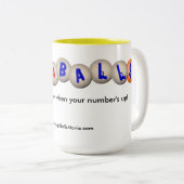 Grote mok met twee kleuren (Voorkant rechts)