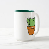 Grote Mok met twee tonnen Cactus - pompoen (Voorkant rechts)