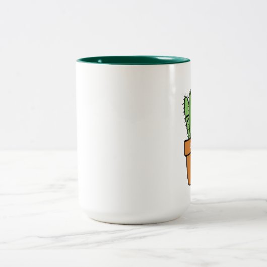 Grote Mok met twee tonnen Cactus - pompoen (Center)