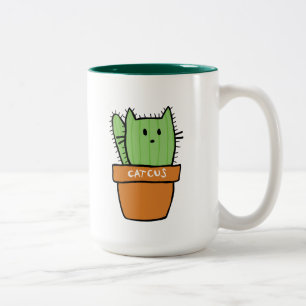 Grote Mok met twee tonnen Cactus - pompoen