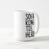 Grote mok - Sofa King Tie Kudde (Voorkant rechts)