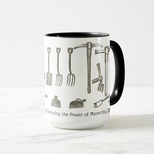 Grote mok tuinbouw met naam (Voorkant rechts)