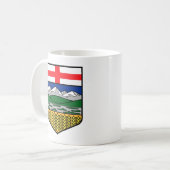 Grote Mok van Alberta Flag Crest (Voorkant links)