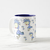 Grote mok vogels (Voorkant links)