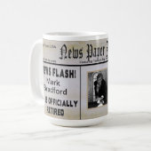 Grote Mok voor afboeking op nieuwspapier - FOTO-IN (Voorkant links)