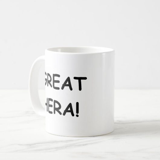 grote mok voor hera - koffie (Voorkant links)