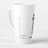 Grote mok voor latte (Linkerhoek)