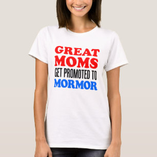 Grote Moms die worden gepromoot in de mormor T-shirt