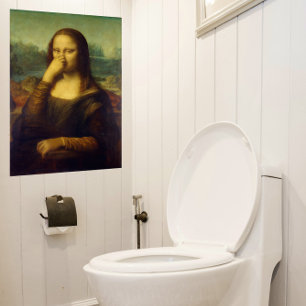 Grote Mona Lisa Badkamer Poster