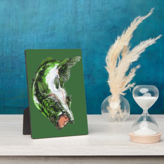 Grote mond Bass Fotoplaat (Zijkant)