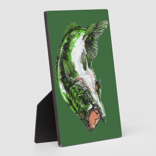 Grote mond Bass Fotoplaat (Zijkant)