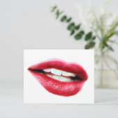 grote mond briefkaart (Staand voorkant)