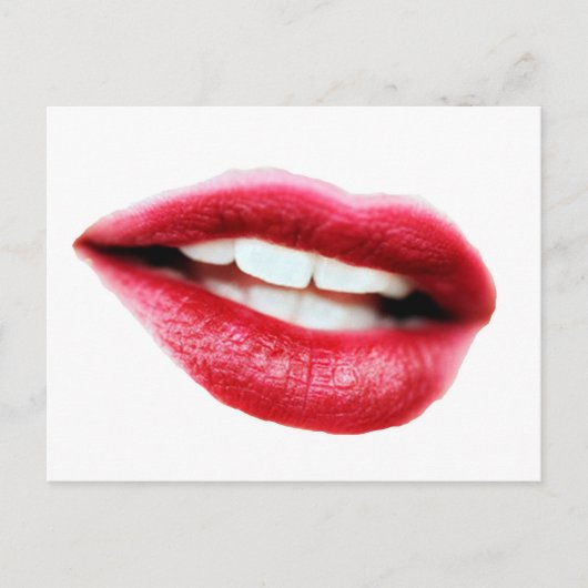 grote mond briefkaart (Voorkant)