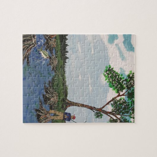 Grote mond legpuzzel (Horizontaal)