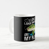 Grote mond op mijn koffiekoffie Mok (Voorkant links)