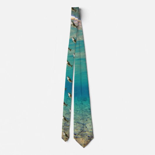 Grote mond stropdas (Achterkant)