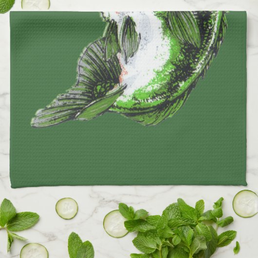 Grote mond theedoek (Gevouwen)